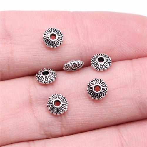 Zinc Alloy Jewelry Beads antique silver color plated DIY Sold By PC