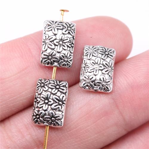 Zink Alloy Smycken Pärlor, antik silver pläterad, DIY, 12x9mm, Säljs av PC