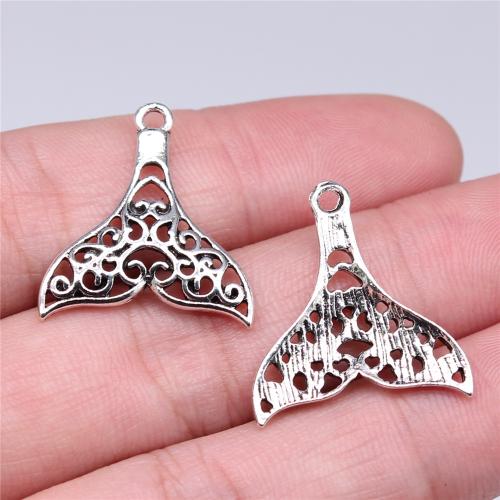 Zinc Alloy Pendants antique silver color plated DIY & hollow Sold By PC