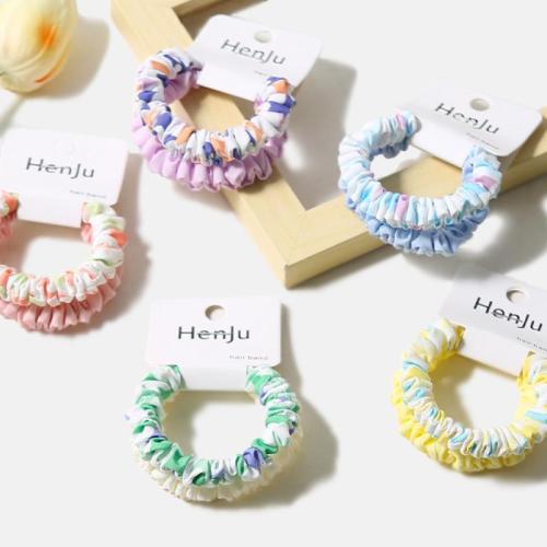 Hair Scrunchies Cloth with Rubber Band for woman Sold By PC