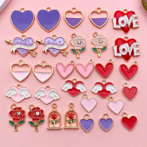 Zinc Alloy Enamel Pendants DIY Sold By PC