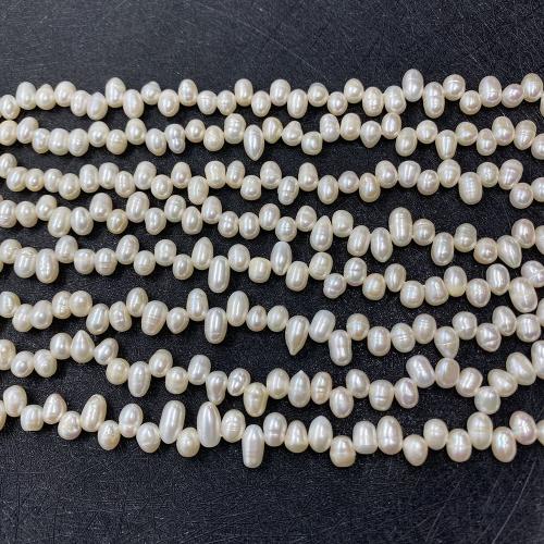 Cultured Rice Freshwater Pearl Beads DIY white Sold Per Approx 38 cm Strand