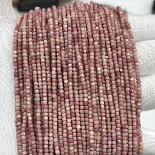 Gemstone šperky Korálky, Přírodní kámen, DIY, růžový, aboutuff1a2.5mm, Prodáno za Cca 38 cm Strand