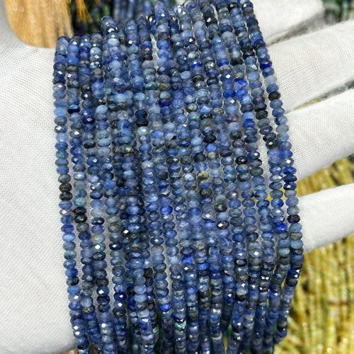 Natural Quartz Jewelry Beads Kyanite DIY blue Sold Per Approx 38 cm Strand