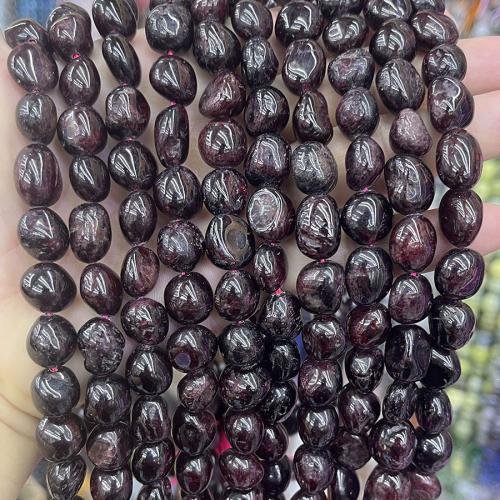 Naturlig granat pärlor, Garnet, DIY & olika storlek för val, Såld Per Ca 38 cm Strand