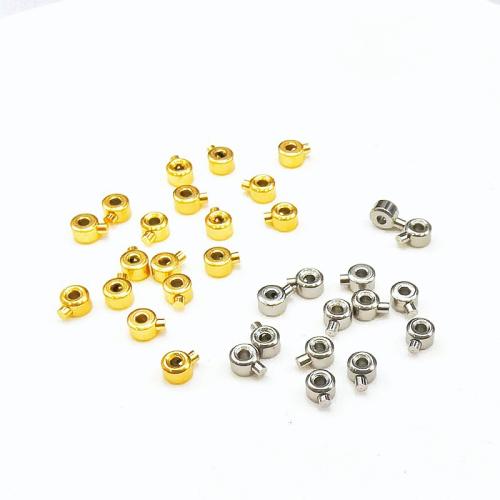 316L Stainless Steel Positioning Bead plated DIY Sold By PC