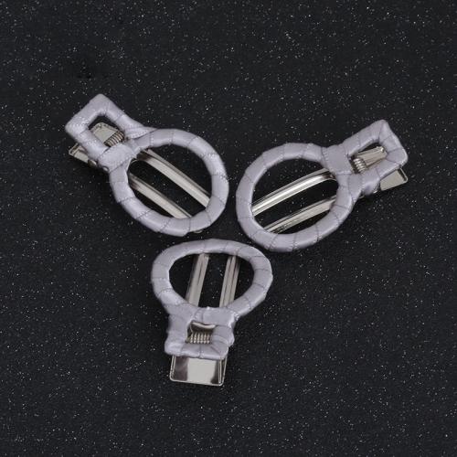 Hair Clip Findings Manganese Steel with Cloth plated DIY 45mm Sold By PC