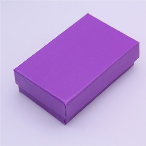 Jewelry Gift Box Paper with Sponge & Velveteen dustproof & multifunctional Sold By PC