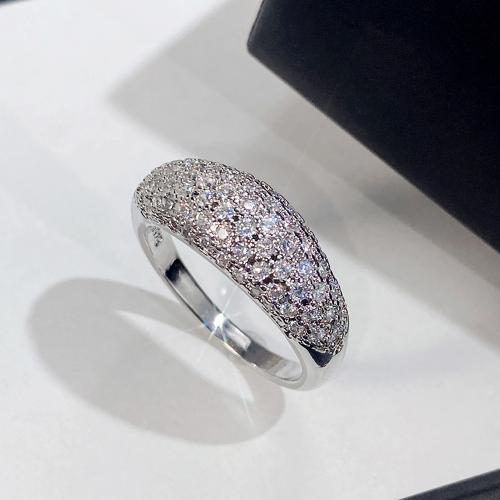 Cúbicos Circonia Micro Pave anillo de latón, metal, diverso tamaño para la opción & micro arcilla de zirconia cúbica & para mujer, Vendido por UD