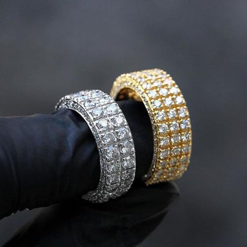 Couple Finger Rings Brass Unisex & micro pave cubic zirconia Sold By PC