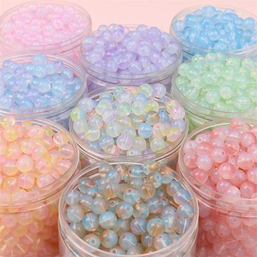 Fashion Glass Beads DIY 10mm Approx 1mm Sold By Bag