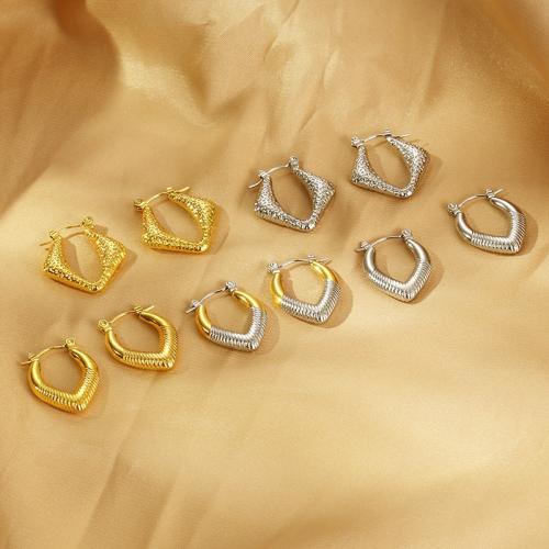 Stainless Steel Lever Back Earring 304 Stainless Steel Vacuum Ion Plating & for woman Sold By Pair