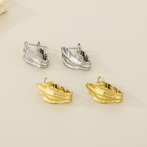 Stainless Steel Lever Back Earring 304 Stainless Steel Vacuum Ion Plating for woman Sold By Pair