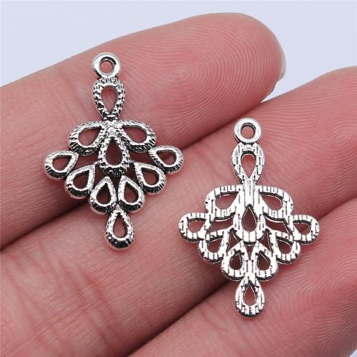 Zinc Alloy Pendants antique silver color plated DIY Sold By PC