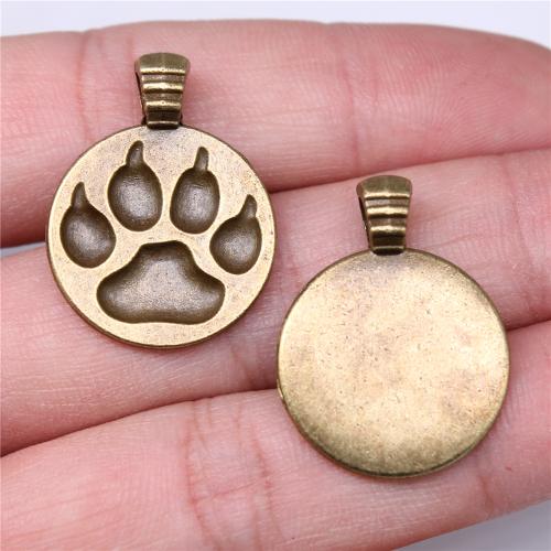 Zinc Alloy Pendants Claw antique bronze color plated DIY Sold By PC