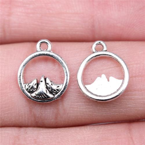 Zinc Alloy Pendants antique silver color plated DIY Sold By PC