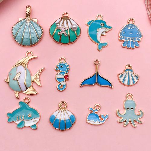 Zinc Alloy Enamel Pendants DIY Sold By PC