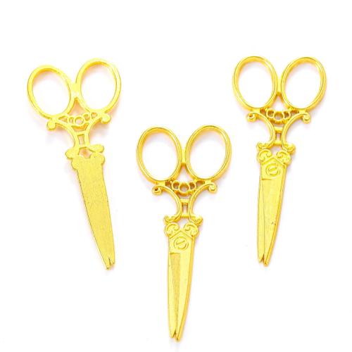 Zinc Alloy Scissors Pendants plated DIY nickel lead & cadmium free Approx Sold By Bag