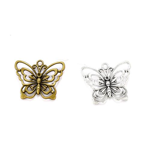 Zinc Alloy Animal Pendants Butterfly plated DIY nickel lead & cadmium free Approx Sold By Bag