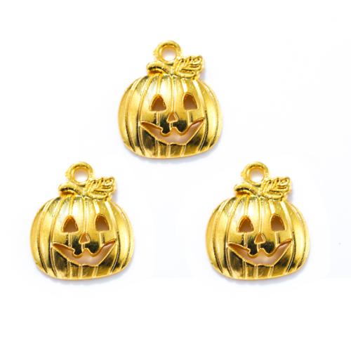 Zinc Alloy Pendants Pumpkin plated DIY nickel lead & cadmium free Approx Sold By Bag