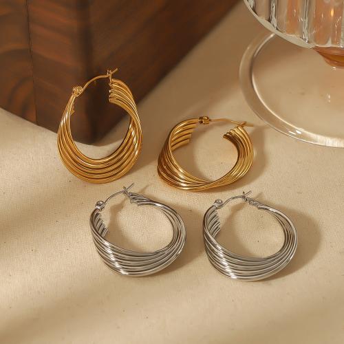 Stainless Steel Lever Back Earring 304 Stainless Steel plated for woman Sold By Pair