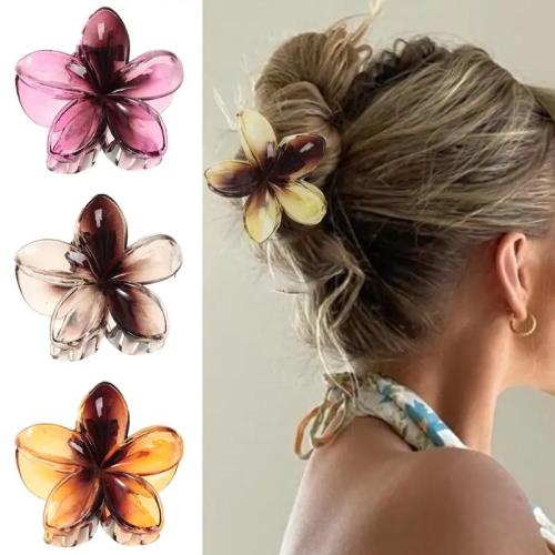 Hair Claw Clips Acrylic Flower fashion jewelry Sold By PC