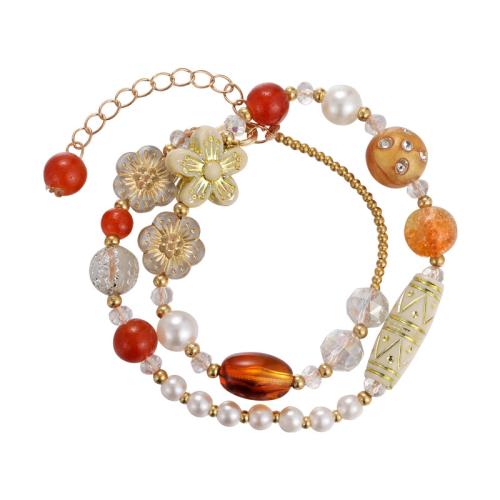 Resin armbanden, Hars, met 4cm extender keten, handgemaakt, mode sieraden & voor vrouw, meer kleuren voor de keuze, Lengte Ca 33 cm, Verkocht door PC