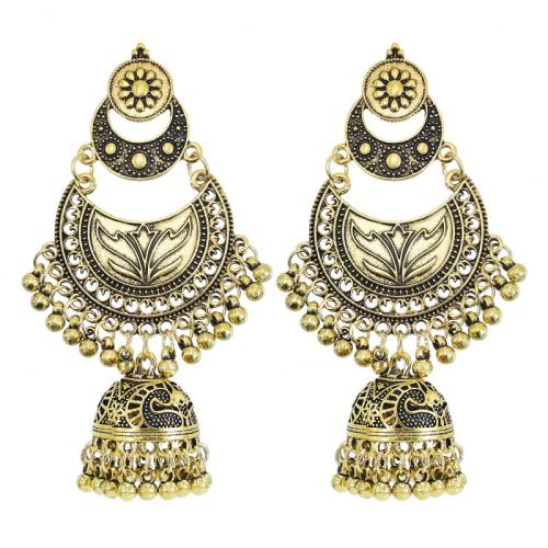 Zinc Alloy Drop Earrings plated folk style & for woman Sold By Pair