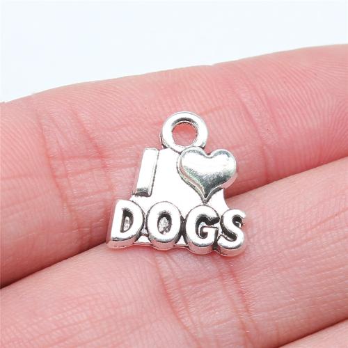 Zinc Alloy Pendants antique silver color plated DIY Sold By PC