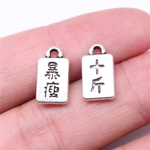 Zinc Alloy Pendants antique silver color plated DIY Sold By PC