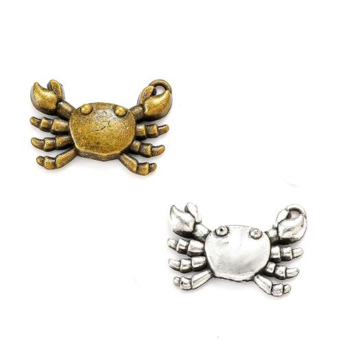 Zinc Alloy Animal Pendants Crab plated DIY nickel lead & cadmium free Approx Sold By Bag