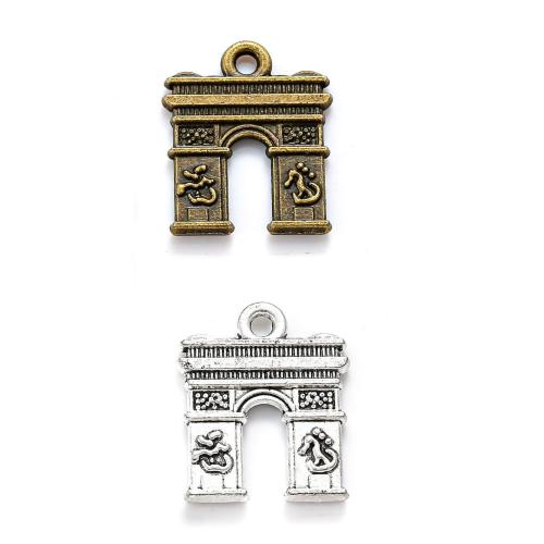 Zinc Alloy Pendants Door plated DIY nickel lead & cadmium free Approx Sold By Bag