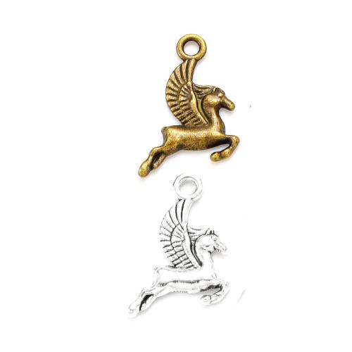 Zinc Alloy Pendants Horse plated DIY nickel lead & cadmium free Approx Sold By Bag