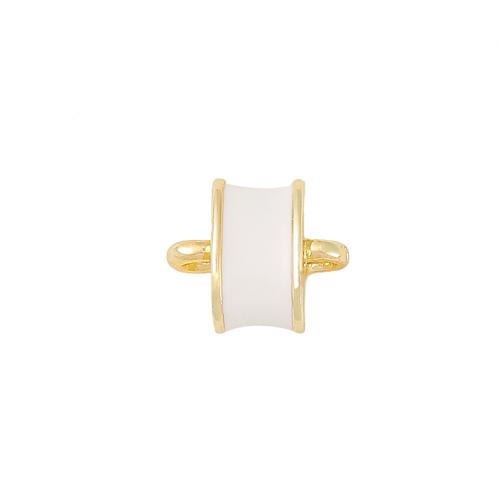 Brass Sieraden Connector, Messing, echt goud verguld, DIY & glazuur, gouden, 7.60x9.50mm, Verkocht door PC