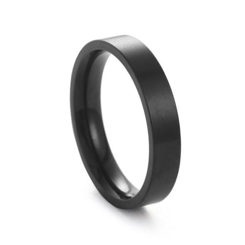 Titantium Steel Finger Ring, Titanium Steel, galvanizált, különböző méretű a választás & a nő, több színt a választás, Által értékesített PC