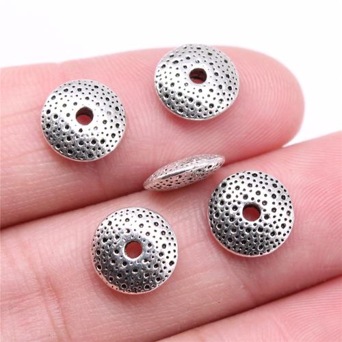 Cink legura nakit perle, Cink Alloy, starinski srebrne boje pozlaćen, možete DIY, 10x3mm, Prodano By PC