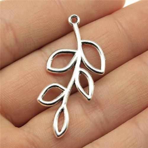 Zinc Alloy Pendler, Branch, forgyldt, du kan DIY, flere farver til valg, 41x20mm, Solgt af PC