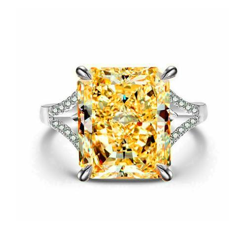 Cubic Zirconia Micro Pave Brass Ring & micro pave cubic zirconia & for woman Sold By PC