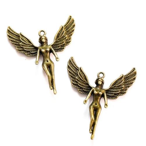 Zinc Alloy Pendants Angel plated DIY nickel lead & cadmium free Approx Sold By Bag