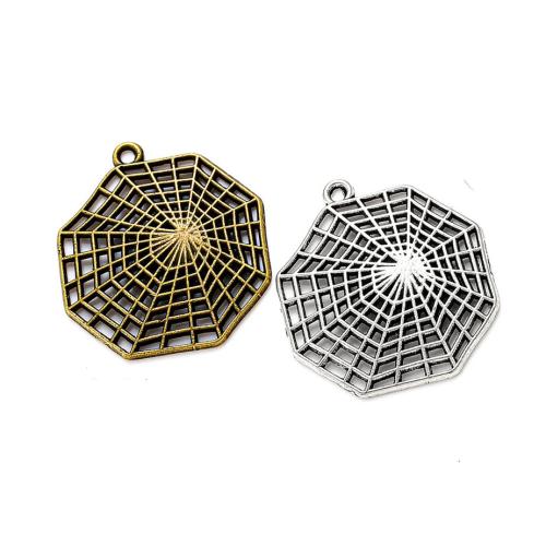 Zinc Alloy Pendants Spider Web plated DIY nickel lead & cadmium free Approx Sold By Bag