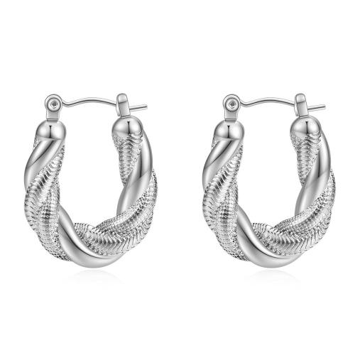 Stainless Steel Lever Terug Earring, 304 roestvrij staal, plated, voor vrouw, meer kleuren voor de keuze, Verkocht door pair