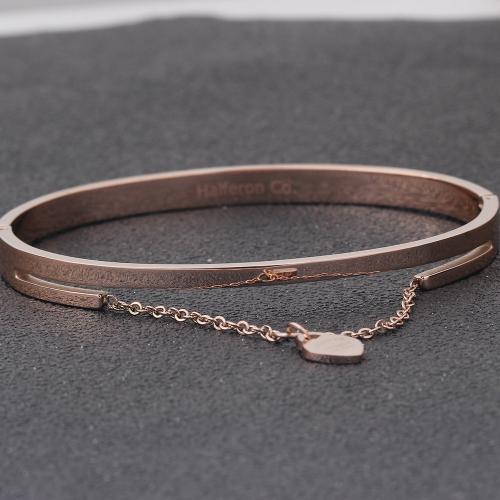 Nerūdijančio plieno Bangle, 304 Nerūdijantis plienas, padengtą, moters, daugiau spalvų pasirinkimas, Pardavė PC