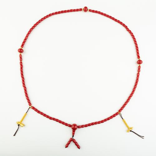 Syntetisk Coral Halsband, folkliga stil & Unisex, Längd Ca 55 cm, Säljs av PC