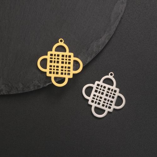 Stainless Steel Pendants 304 Stainless Steel Vacuum Ion Plating DIY Sold By PC