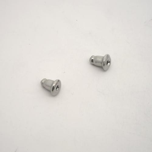 Stainless Steel Korva Nut Component, 304 Stainless Steel, tee-se-itse, 5.50x4.50mm, Myymät PC