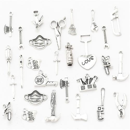 Zinklegering Hangers, Zinc Alloy, silver plated, Andere vorm voor keuze & DIY, meer kleuren voor de keuze, nikkel, lood en cadmium vrij, Ca 100pC's/Bag, Verkocht door Bag