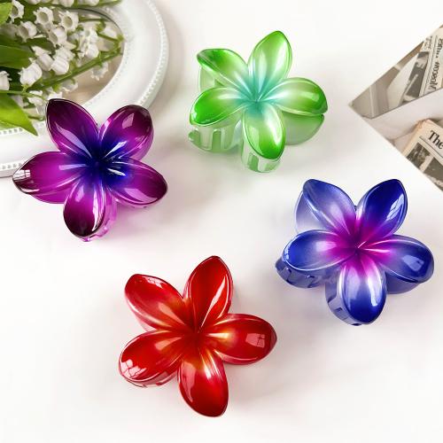 Hair Claw Clips Plastic Flower fashion jewelry Sold By PC