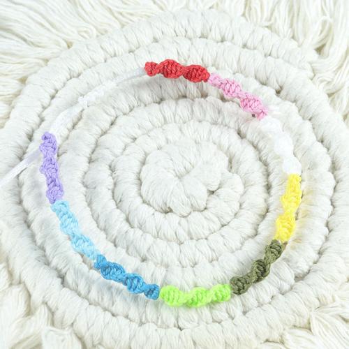 Cordón de cera Pulsera, Tortuga, hecho a mano, unisexo & trenzado, multicolor, longitud aproximado 7-12 Inch, Vendido por UD