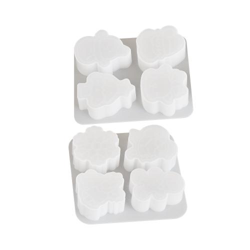 DIY Epoxi Mold Set, Silikon, olika stilar för val, vit, Säljs av PC