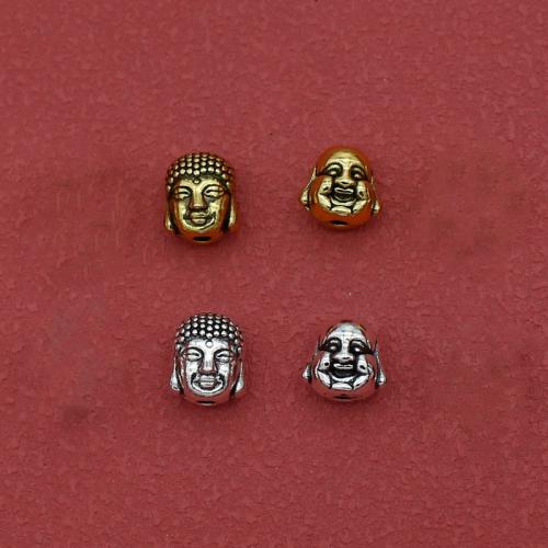 Zinc Alloy Jewelry Beads Buddha plated DIY nickel lead & cadmium free Approx Sold By Bag